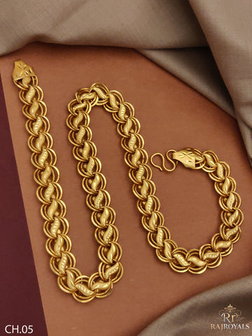 New Classic Joint Kadi Into Raund Cape Design Chain For Men CH.05