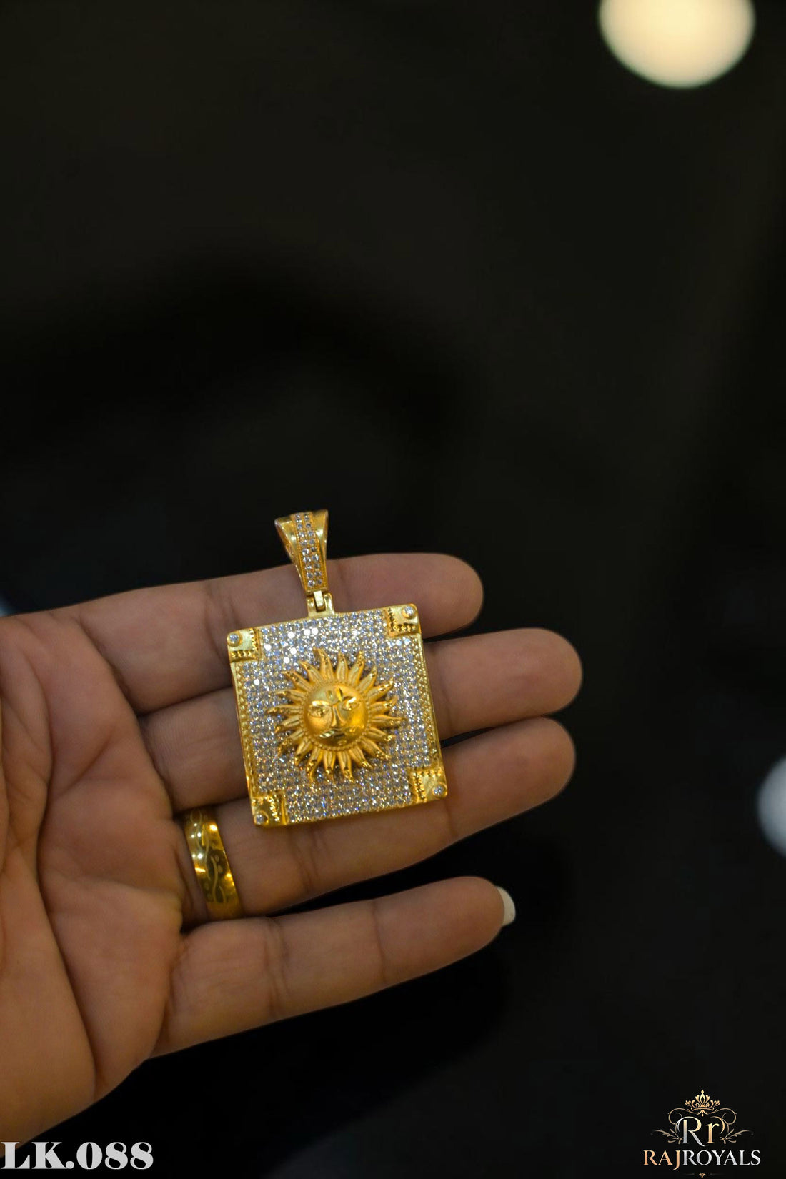 Sun Face Premium Gold Plated LK.088