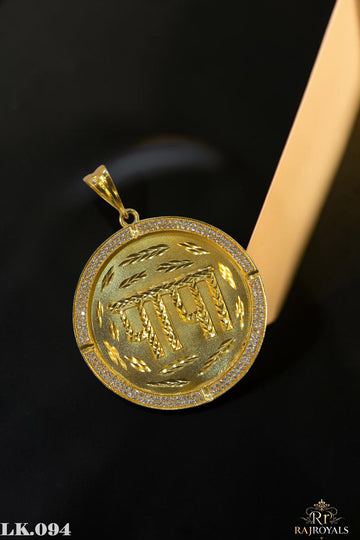 Elegant PAPA Name Gold Pendant LK.094