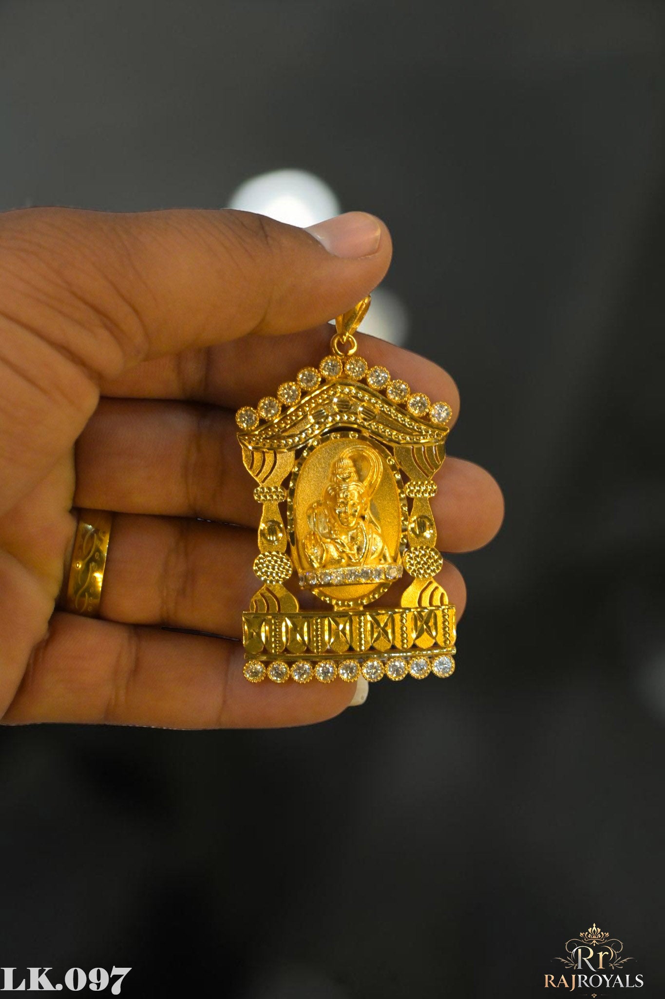 Dimand Big mahadev Pendant For Men s LK.097