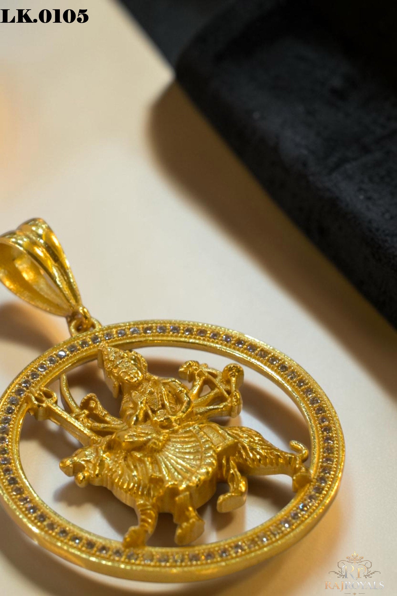 Durga Mata Diamond Stunning Design Pendant for Mens LK.0105