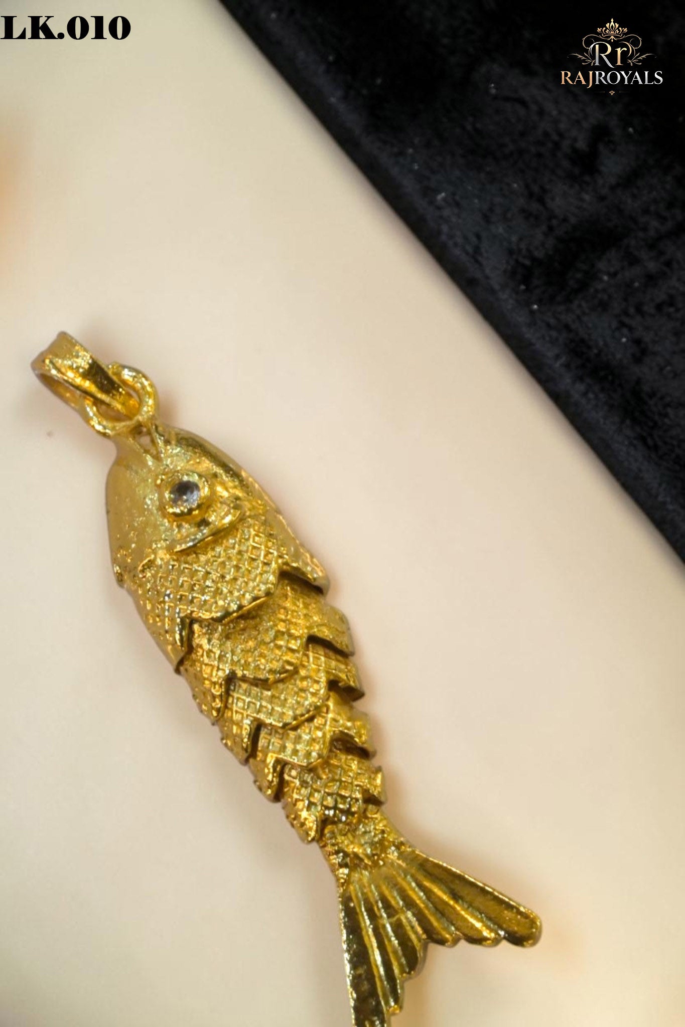 Matsya (Fish) Premium Gold Plated Designer Locket (LK-010)