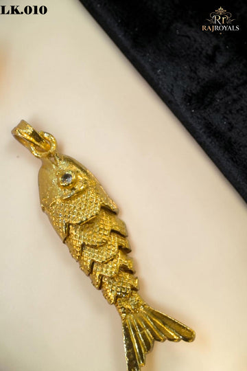 Matsya (Fish) Premium Gold Plated Designer Locket (LK-010)
