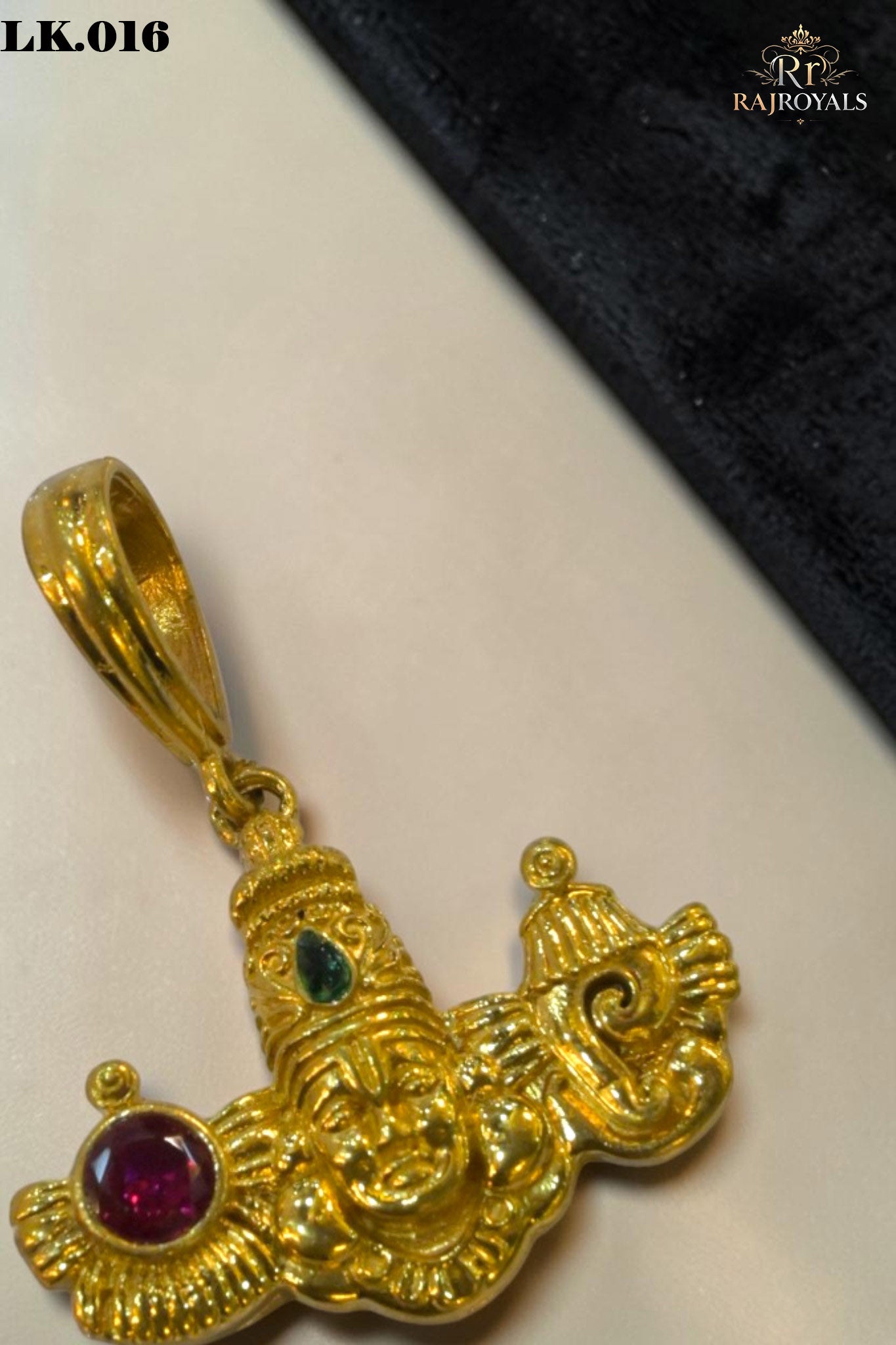 Shree Balaji (Venkateswara) Premium Gold Plated Designer Locket LK.016