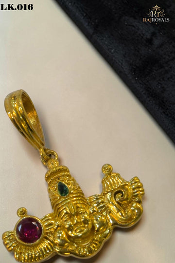 Shree Balaji (Venkateswara) Premium Gold Plated Designer Locket LK.016