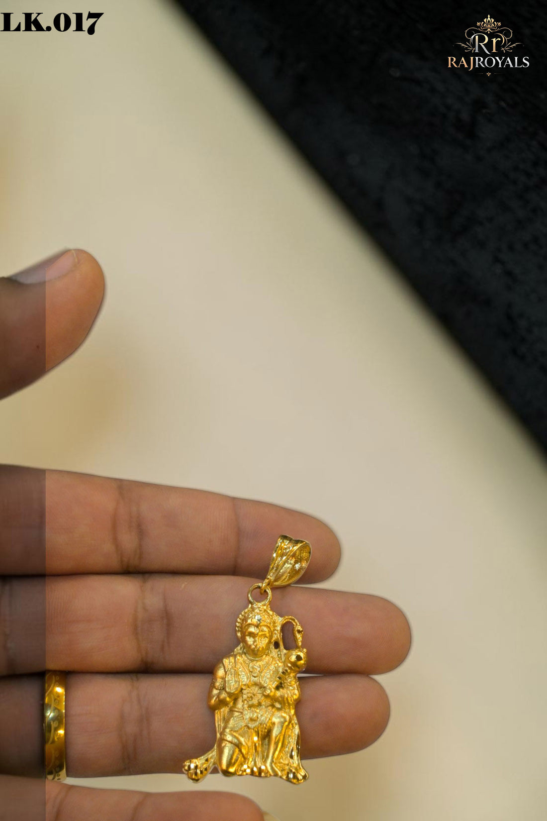 : Hanuman Ji Gold Plated Pendant LK.017