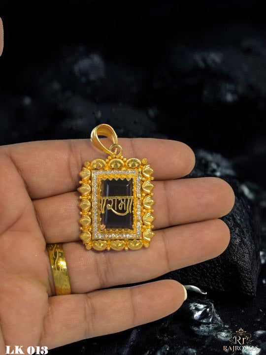 Ram Ji Blessing Diamond Design Pendant-LK013