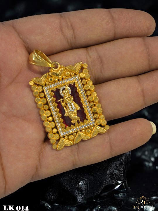 Krishna Blessing Diamond Design Pendant LK014