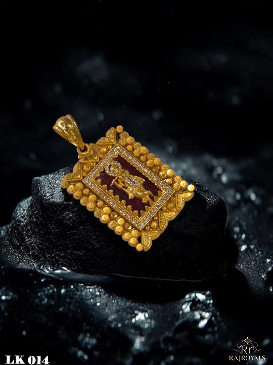 Krishna Blessing Diamond Design Pendant LK014