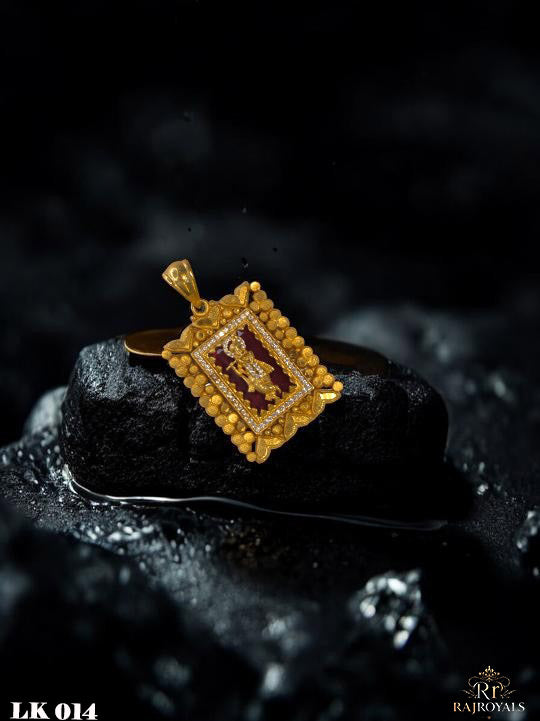 Krishna Blessing Diamond Design Pendant LK014