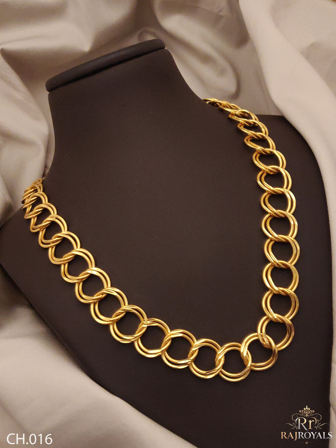 New Classical Gold Finish Kadi Chain for Men.(CH-016