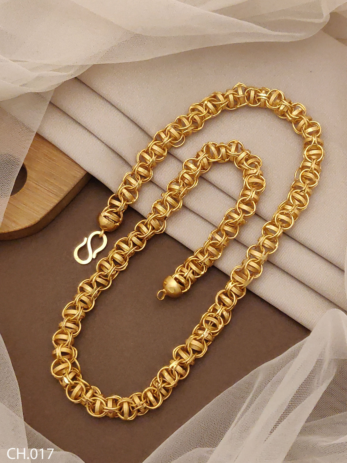 Classical Small Koyali with Joint Kadi Design Rassa Chain For Men CH.017