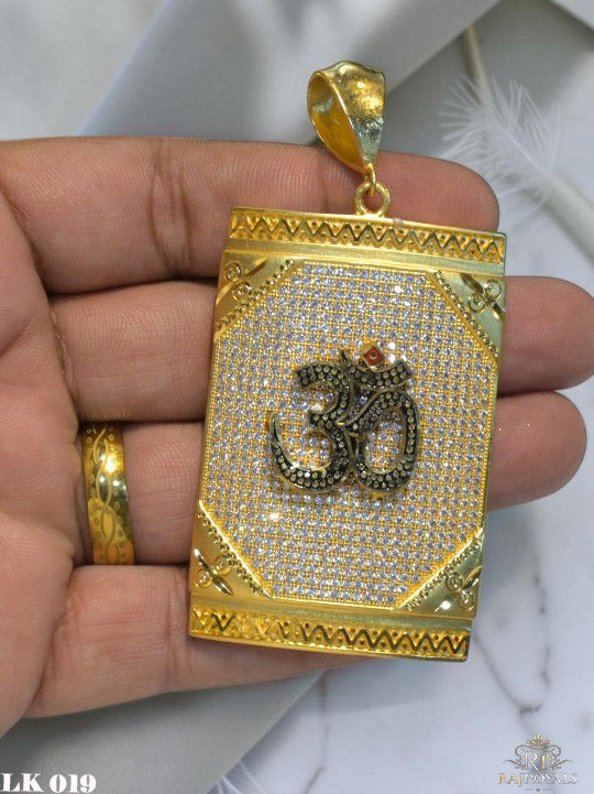 Superior Diamond Om Pendant for Men LK020