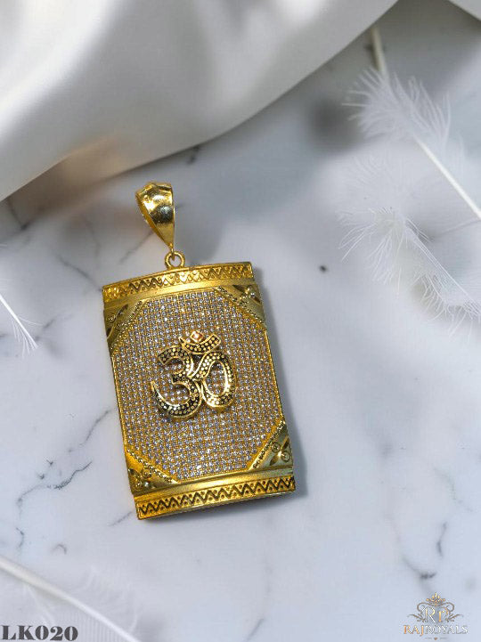 Superior Diamond Om Pendant for Men LK020