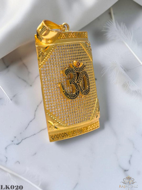 Superior Diamond Om Pendant for Men LK020