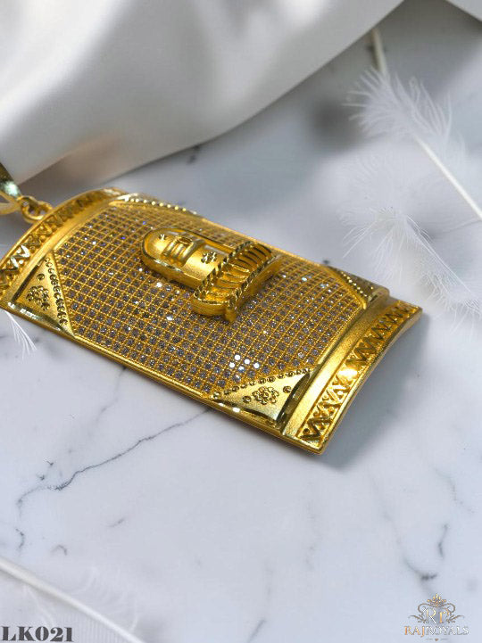 Superior Diamond Shivling  Pendant LK021
