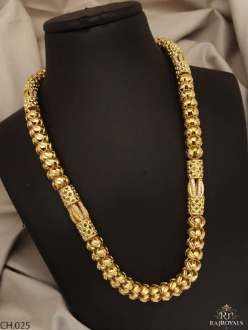 New Premium Spring Design Gold Plated Chain For Men.CH.025