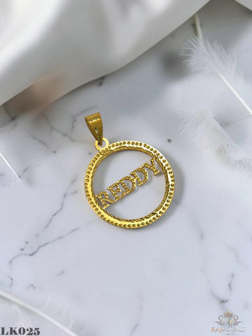 Masterful Gold REDDY NAME  Pendant LK025