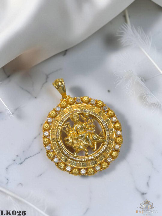 Durga Maa Gold Plated Pendant (LK.026)