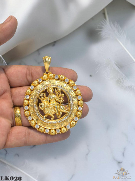 Durga Maa Gold Plated Pendant (LK.026)