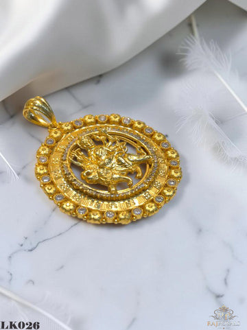 Durga Maa Gold Plated Pendant (LK.026)