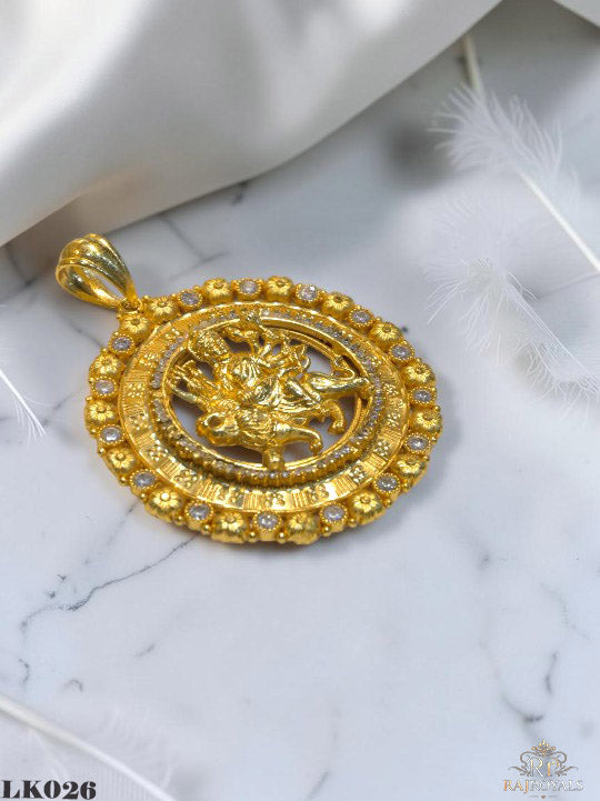 Durga Maa Gold Plated Pendant (LK.026)
