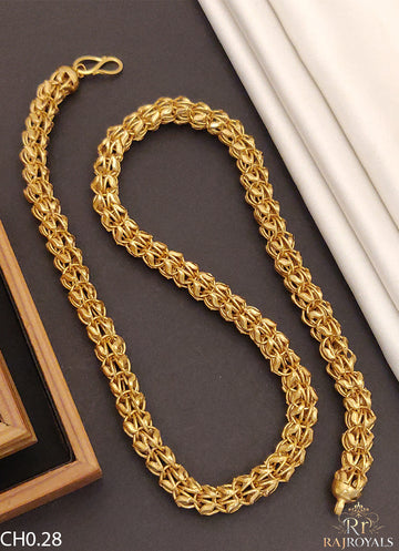Classical Small Koyali with Joint Kadi Design Rassa Chain For Men CH.028