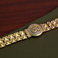 Gold plated omlogo with stylish design for men's Bracelete BB0010