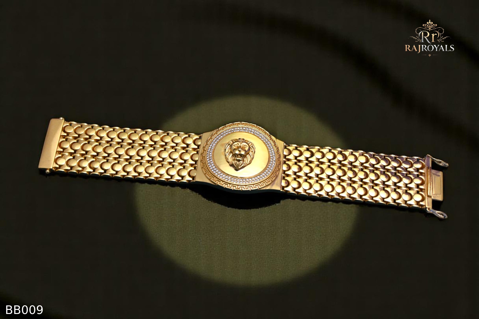 Classical tiger Logo  design men's fashion diamond bracelet BB009
