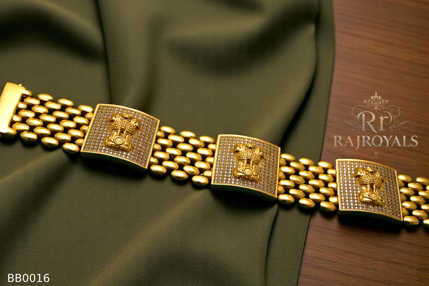 High Quality sun arounding stons work Bracelet for Men-BB0016