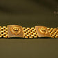 High Quality Lion face arounding stons work Bracelet for Men-BB0015