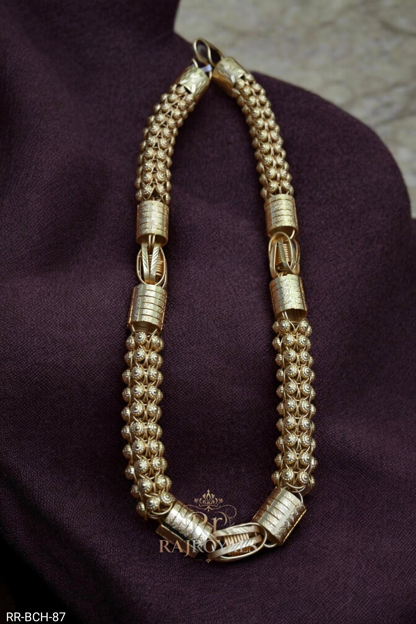 Cape with Round Kadi Spring Chain for Men RR.BCH.87