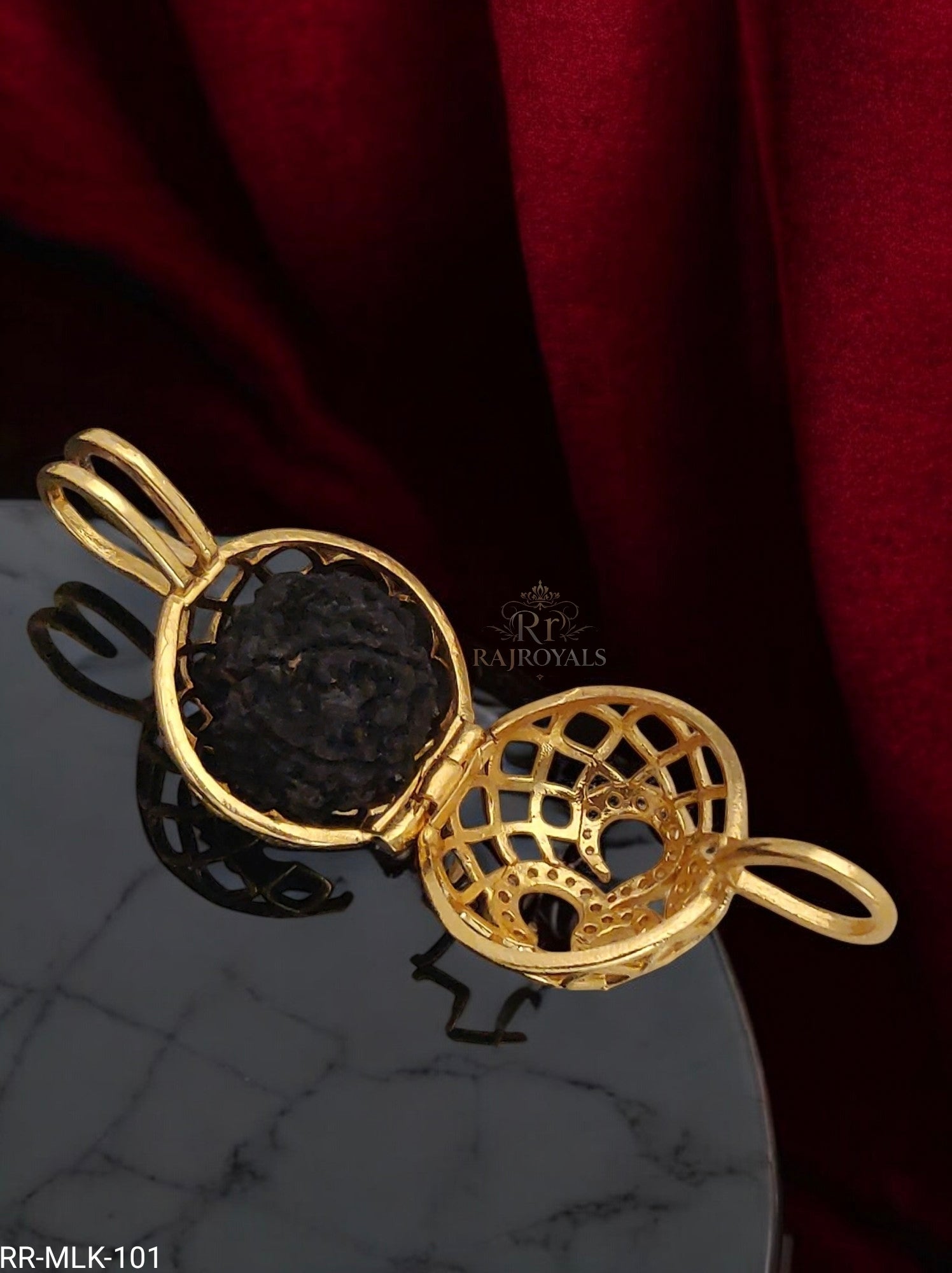 Exclusive Rudraksh Pendant Design With Opneble Rudraksh Pendant RR.MLK.101
