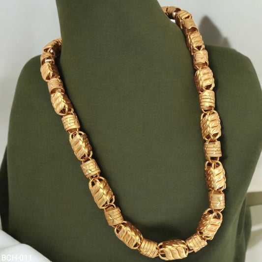 Exclusive Design tripal koyali design With gold platted Chain for men RR.MCH.81