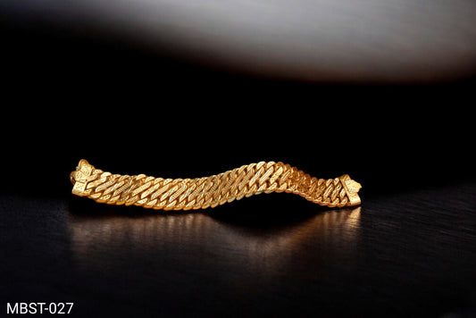1 Gram Gold Plated Pokal Bracelet for Men pokal x