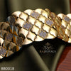 Divinity on Your Wrist Gold-Plated flower logo Bracelet for men's BB0018