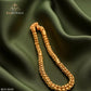 Majestic Shine Classical Leaf design Gold-Plated Chain for men RRBCH.0044