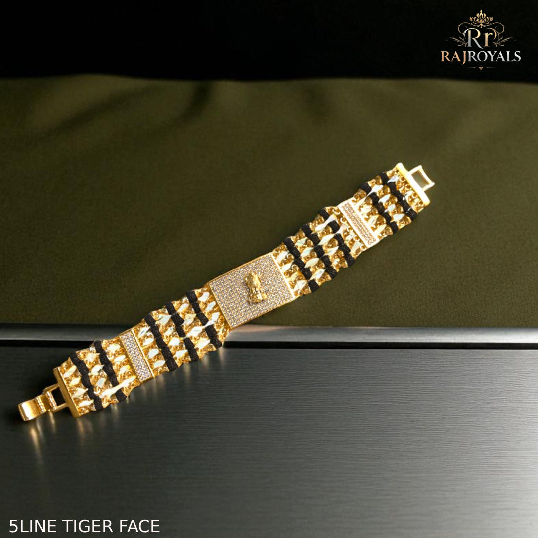 5 line rudraxa braceletst 3 tiger